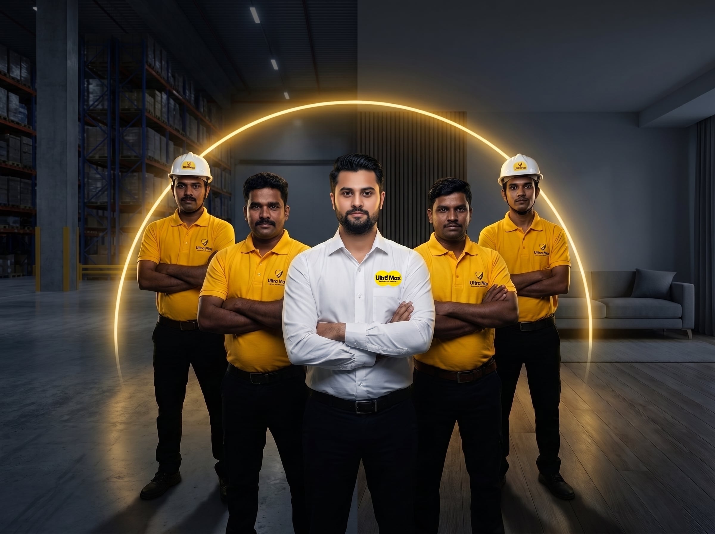 The Ultra Max crew — trained, certified, uniformed